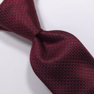 Alfani Men's Slim Necktie, Color Burgundy, Grenadine Pattern, MSRP $55